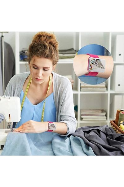 mirenza cosmetic Magnet Buckle Wristband Red Cord Wristband Practical Holder for Filkete and Metal Buckles