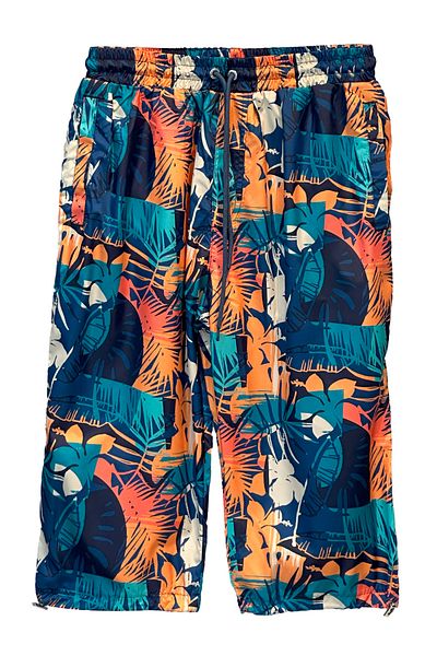 Adasea Ανδρικό μαγιό με προστασία UV Pool Sea Long Capri K106 Navy Blue01