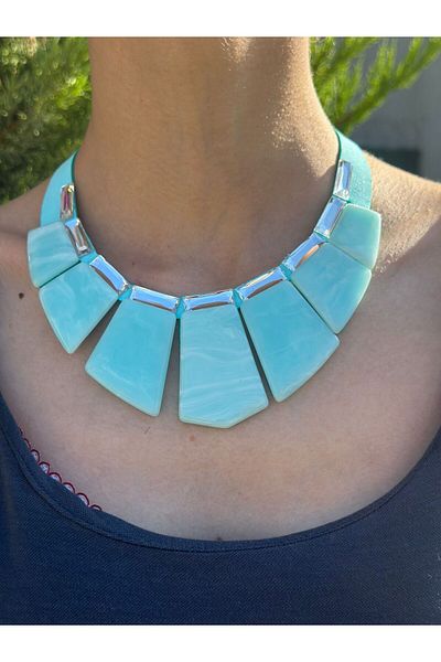 Gönülden Tasarım Akitma Patterned Women's Necklace 12 cm