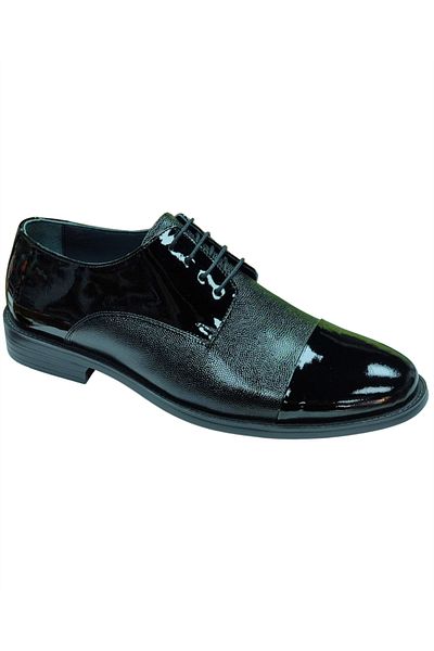 Giyderi One Hundred Thousand. Men's Black Patent Leather (39-44) Leather Classic Shoes