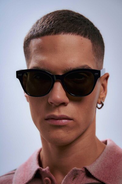 Bilge Karga Edson Black Green Men's Sunglasses