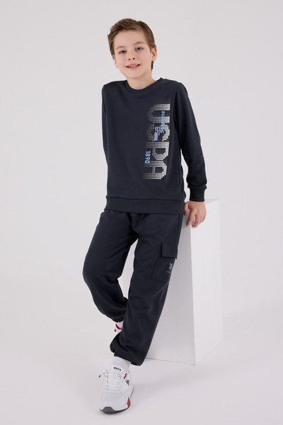 U.S. Polo Assn. Lisanslı Erkek Çocuk Alt Üst 2 Parça Eşofman Takımı