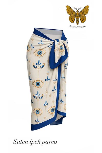 İPEKÖREN Satin Silk Pareo