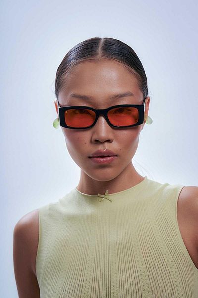 Bilge Karga Osvaldo Black Orange Sunglasses