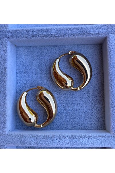 Gozibygoz أقراط يين يانغ الفولاذية