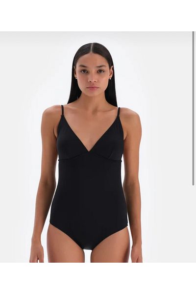 Eros Adjustable Strap Triangle V-Necklace Women's Swimming Swimsuit