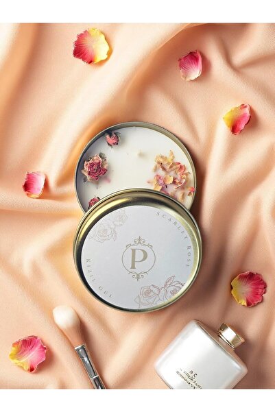 Pisidesa Canlandırıcı Gül, Lavanta & Citrus Mum – Soya Wax, Hediye, Dekorasyo...