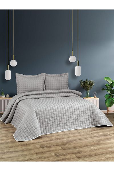 BELENAY HOME Aleda Quilted 3 Piece Double Bedspread Set