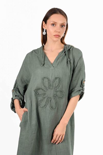 VETTA %100 Keten Elbise