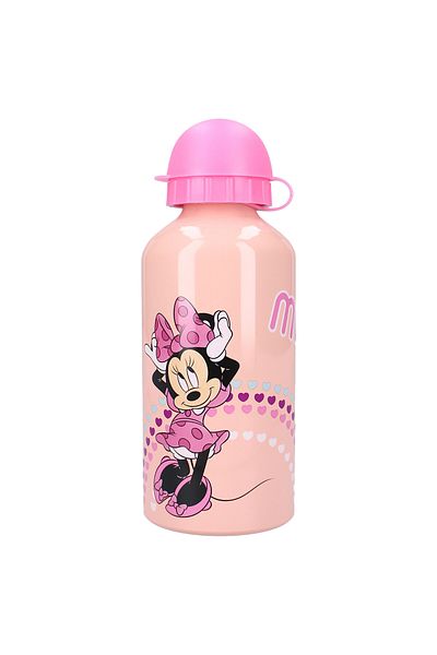 Minnie Mouse Children's aluminum water bottle, multicolor, capacity 500 ml, Really Refreshing, Minnie Mouse