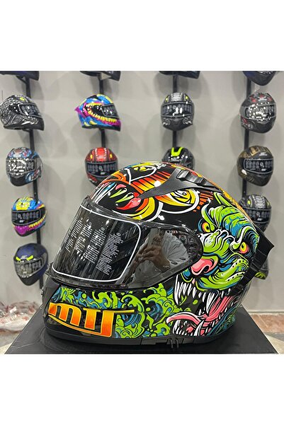 MTS M-801 SNAKE Full Face Kask AZURE