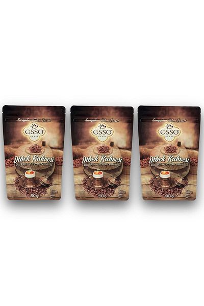 Osso 3-Pack Dibek Coffee (3X200=600Gr)