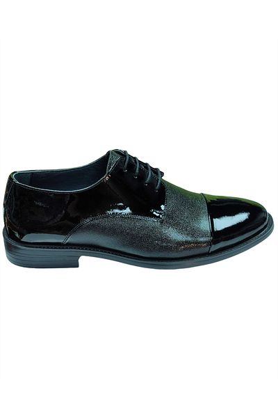 Giyderi One Hundred Thousand. Men's Black Patent Leather (39-44) Leather Classic Shoes