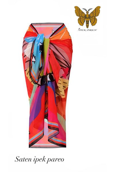 İPEKÖREN Satin Silk Pareo