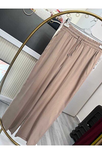 SMY CUPRO KUMAŞ BELİ LASTİKLİ PANTOLON