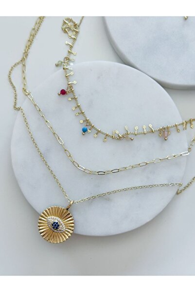 CHARMLUCKY 3-Piece Necklace Combination