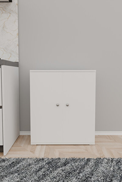 Remaks 4 BÖLMELİ Mutfak Dolabı Mutfak Rafı Çok Amaçlı Dolap ve Saklama Dolabı-BEYAZ