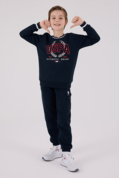 U.S. Polo Assn. Set de trening pentru băiat cu licență, 2 piese