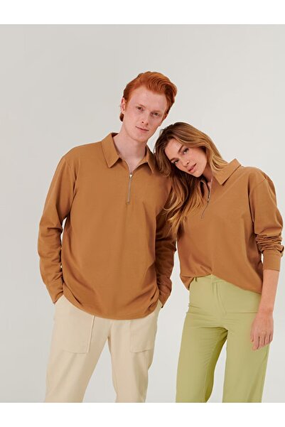 ABOUT YOU x SWALINA&LINUS Hanorac Unisex Taha Polo Caramel
