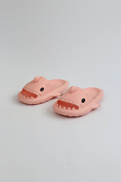 Wagoon Wg501 Pink Shark Patterned Slippers