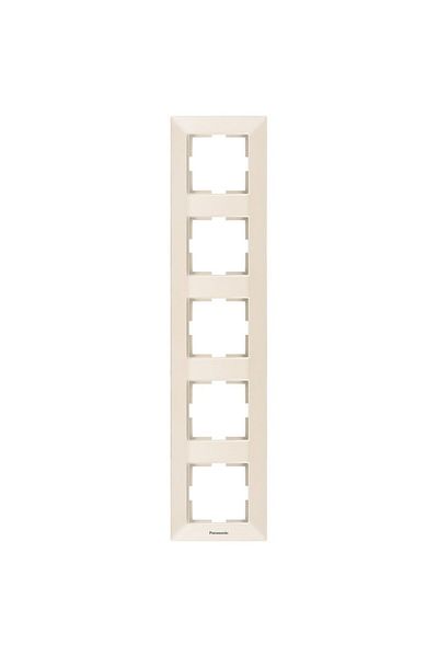 PANASONIC ARKEDIA BEIGE VERTICAL 5P FRAME