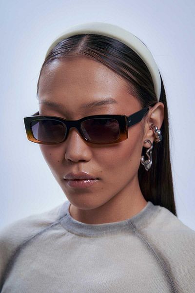 Bilge Karga Osvaldo Green Nude Green Sunglasses