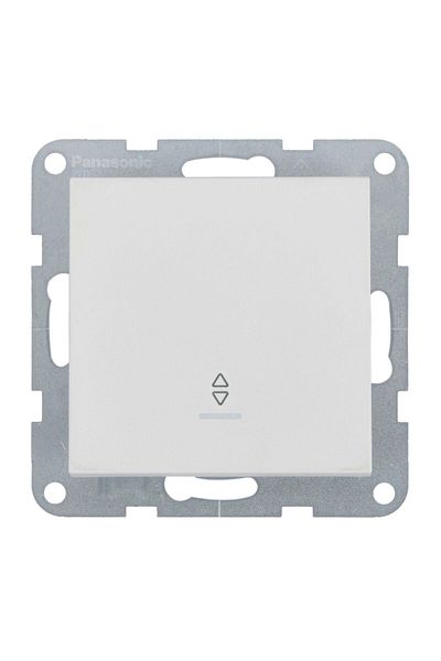 PANASONIC Mechanism Stair Switch with LED Karre Plus 55, Soft Touch Seashell