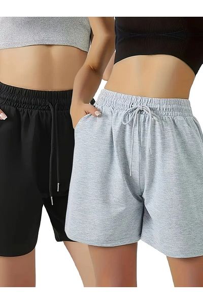 NURVES Women's Comfortable Shorts Gray