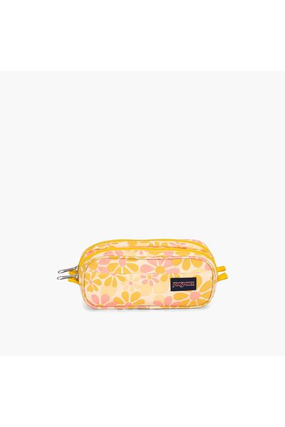 Jansport Jansport Floral Print 2-Compartment Pencil Case with Zip Closure - Lifetime Warranty
