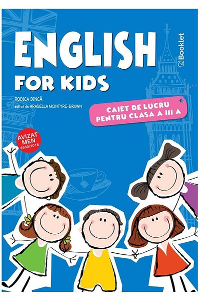 Booklet English for kids. Caiet de lucru pentru clasa a II