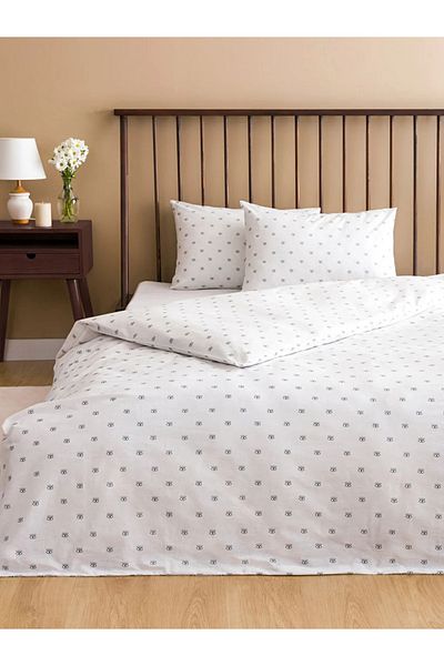 LC Waikiki LCW HOME EYE Set husă pilotă dublă din bumbac imprimat