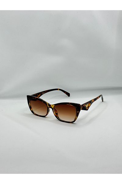 La sauvagine Couture Series – Leopard Detailed Cat Eye Sunglasses