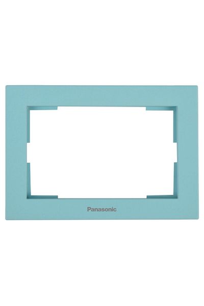 PANASONIC Ramă pentru priză dublă Karre Plus 55 Soft Touch Turcoaz