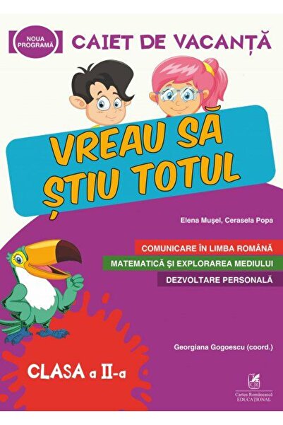 Editura Cartea Romaneasca Educational Caiet de vacanta. Clasa a II-a, Cerasel...