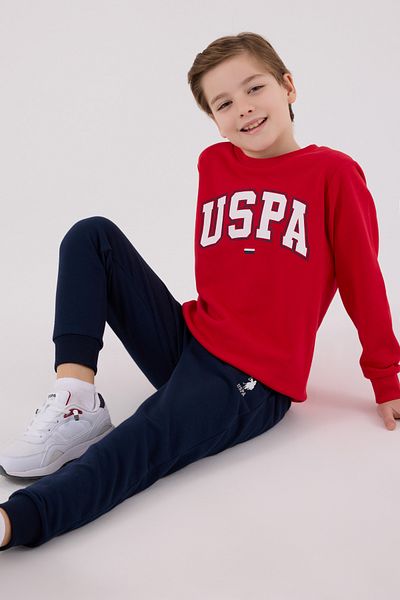 U.S. Polo Assn. Licensed Boys' Bottom Top 2 Piece Tracksuit Set