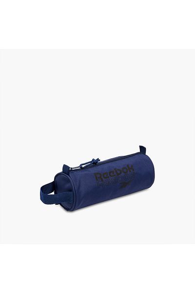 Reebok Melbourne Logo Print Pencil Pouch with Zip Closure