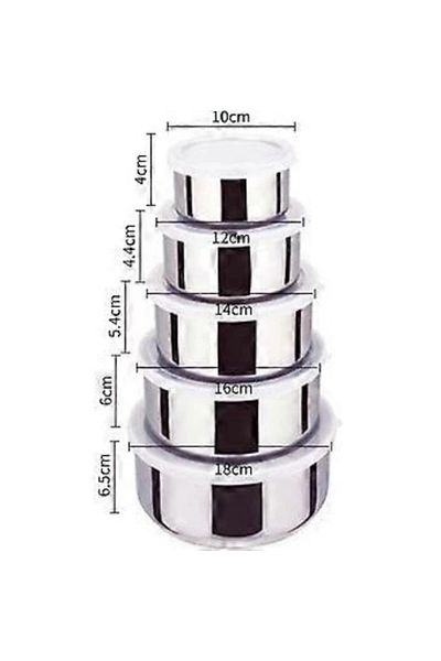 PRATİKOBA Stainless Steel Food Storage Container Set