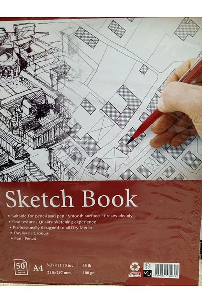 Single Sketch Book A4 Sketchbook