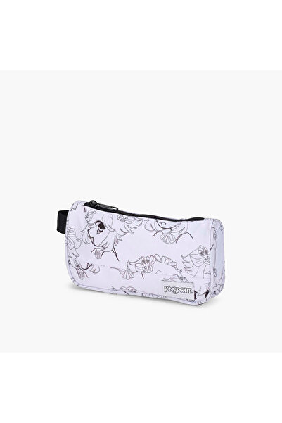 Jansport Printed Pencil Case with Zip Closure - Lifetime Warranty