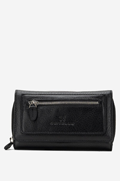 Dericlub 2715 Genuine Leather Women's Wallet Black