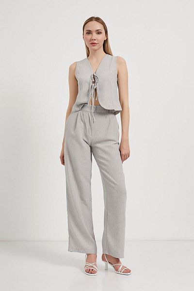 Arma Life ARMALIFE 4764 SET DE PANTALONI VESTĂ DE LINEN LOOK FEMEI