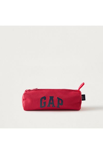 GAP Logo Print Pencil Case with Zip Closure