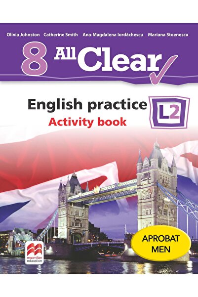 Editura Litera Educational All Clear 8. English practice L2. Activity Book. A