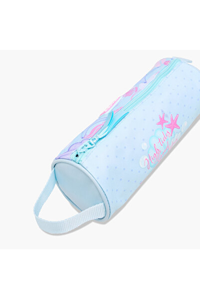 Roll Road Printed Pencil Pouch with Zip Closure