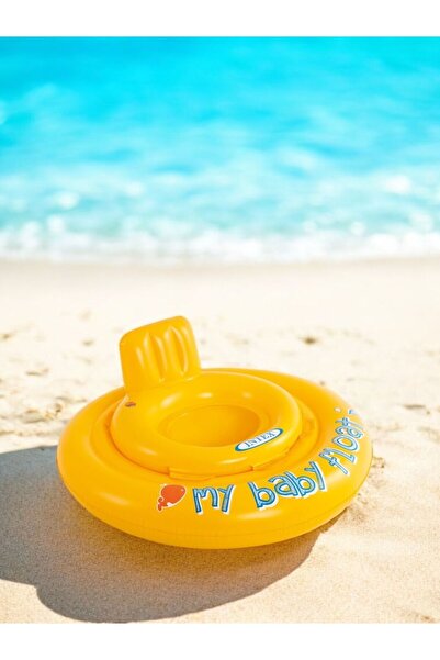 Intex 02208 Deniz havuz şişme Sarı Bebe simidi 70 cm. (6-12Ay)