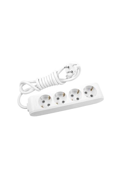 PANASONIC Xtendia Power Extension Cord - 4 Sockets, 5 meters, White