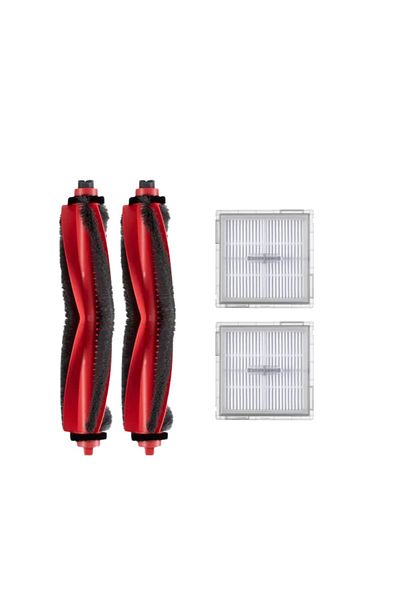 robotyedek Roborock Q8 Max Pro (2025 Model!) Compatible Main Brush and Hepa Filter-4 Pieces