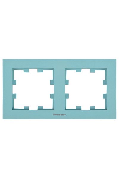 PANASONIC Horizontal Double Frame Karre Plus 55 Soft Touch Turquoise