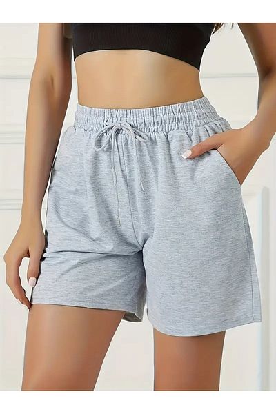 NURVES Women's Comfortable Shorts Gray