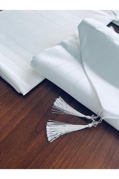 Cardea Home Collection Colber Hassle-Free Fabric Tablecloth & Colber Fabric Runner Set of 2